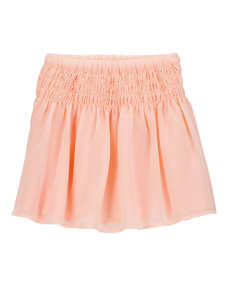 Kid Pull-On Chiffon Skirt