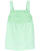 Toddler Crochet Sleeveless Top