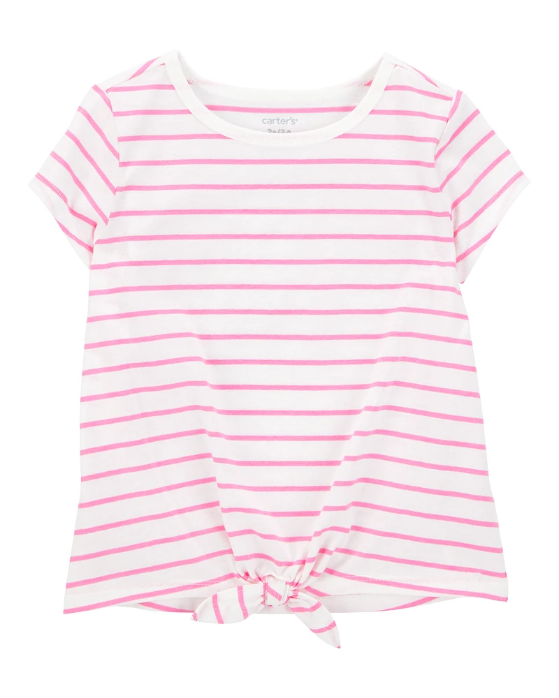 Toddler Striped Short-Sleeve Fashion Top