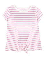 Toddler Striped Short-Sleeve Fashion Top