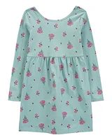 Kid Floral Jersey Dress