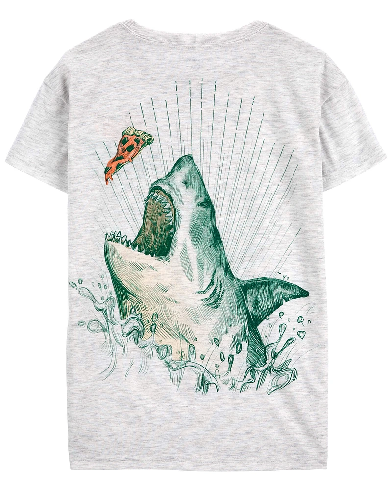 Shark Graphic Pyjama Tee