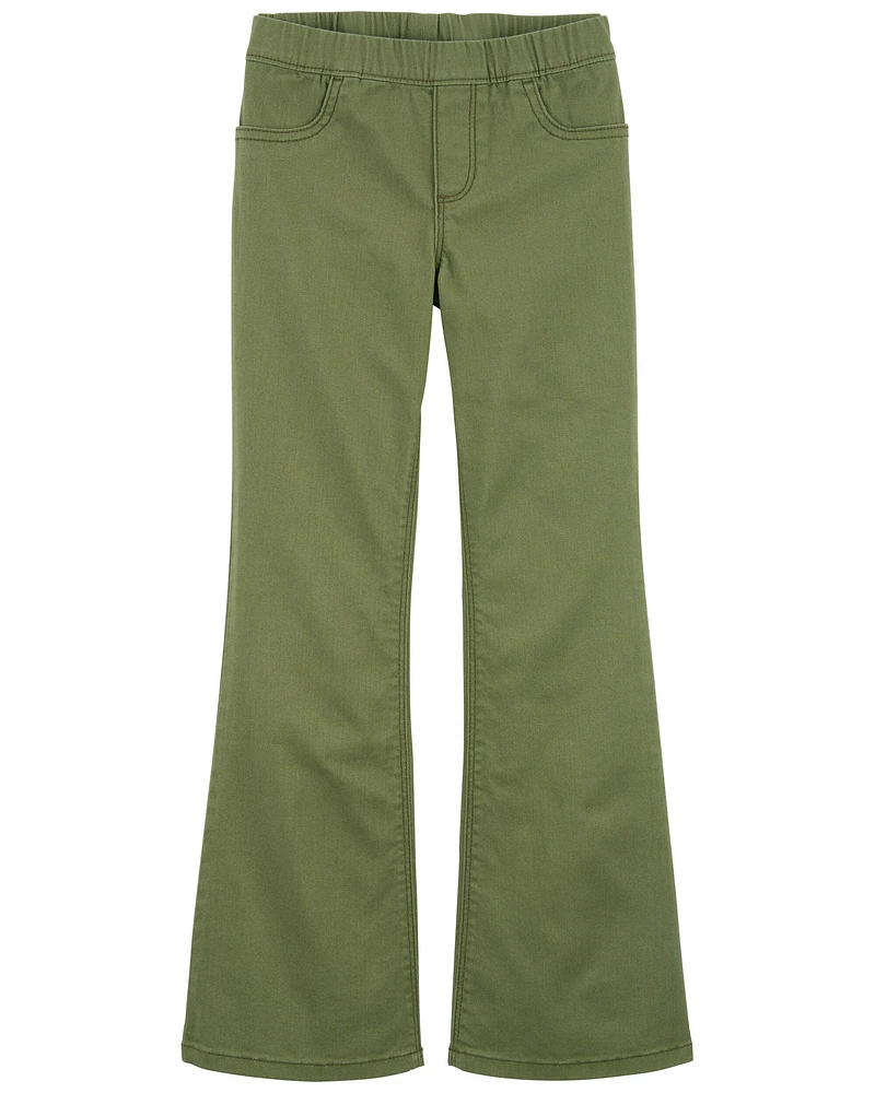 Kid Flare Pull-On Twill Pants