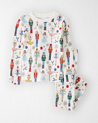 Toddler Organic Cotton Pyjamas Holiday Nutcracker