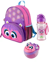 Sesame Street Little Kid Backpack Straw Bottle & Snack Cup Set