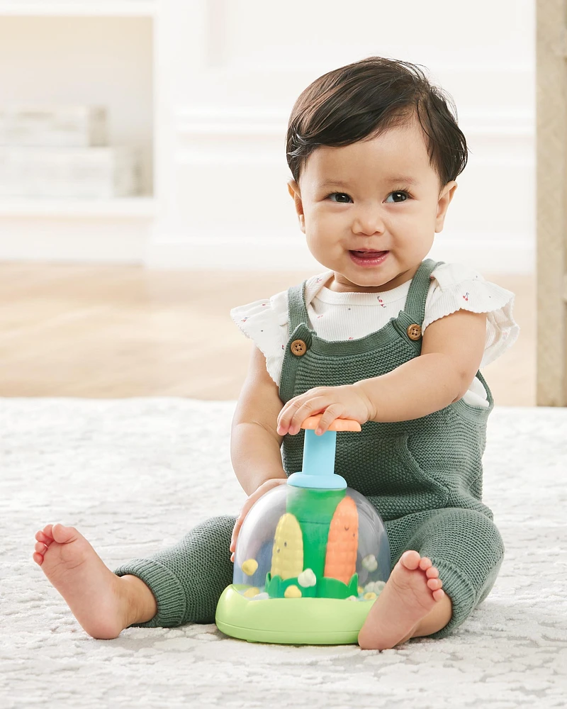 Farmstand Push & Spin Baby Toy