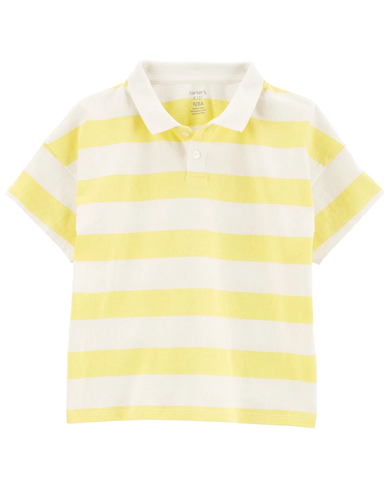 Kid Yarn-Dyed Striped Polo