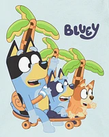 Toddler Bluey™ Short-Sleeve Graphic Tee - Blue