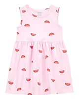 Toddler Watermelon Tank Dress