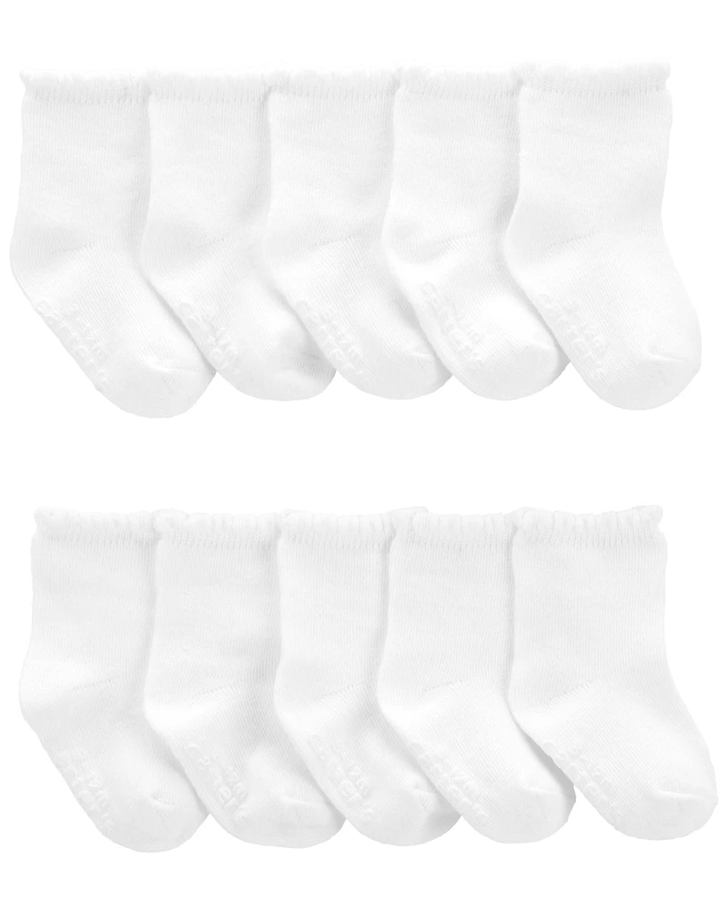 10 paires de chaussettes mi-mollet