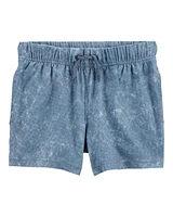 Toddler Solid Pull-On Knit Shorts