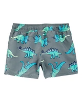 Toddler 2-Piece Dinosaur and Sharks Rashguard & Swim Trunk Set