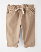 Baby Organic Cotton Pants Toasty Hazelnut