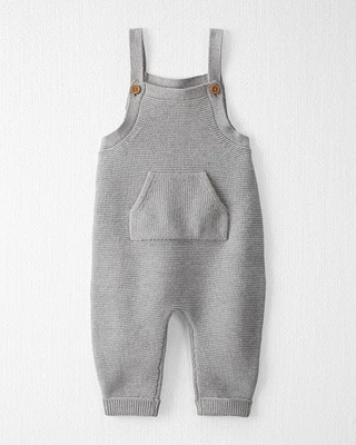 Baby Organic Cotton Sweater Knit Overalls