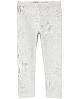 Sparkly Star Cozy Fleece Leggings