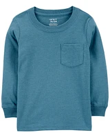 Toddler Long-Sleeve Pocket Tee