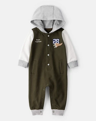 Baby Varsity Hooded Jumpsuit
