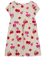 Toddler Cherry Jersey Dress