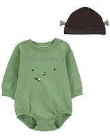 Baby 2-Piece Halloween Frankenstein Bubble & Cap Set