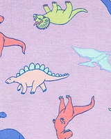 4-Piece Dinosaur 100% Snug Fit Cotton Pyjamas