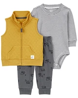 3-Piece Little Vest Set