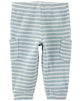 Baby Striped Pull-On Thermal Pants