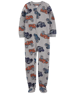 1-Piece Monster Fleece Footie Pyjamas