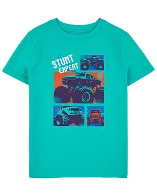 Kid Monster Truck Graphic Tee