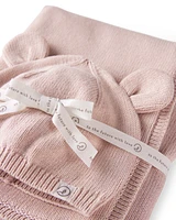 Baby Organic Cotton Sweater Knit Ear Cap