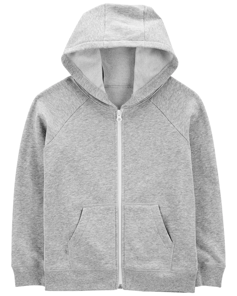 Kid Zip-Up Fleece Hoodie