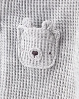 Baby 3-Piece Thermal Bear Little Cardigan Set