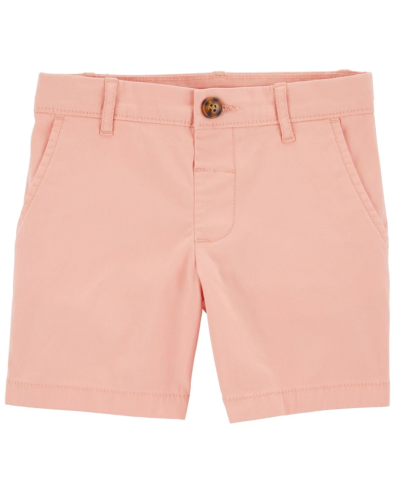 Pastel Stretch Chino Shorts