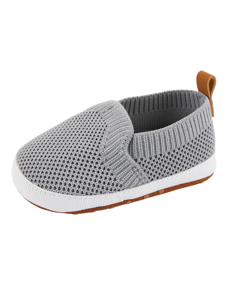 Baby Mesh Slip-On Shoes - Grey