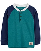 Long Sleeve  Jersey Henley