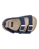 Baby Buckle Faux Cork Sandals