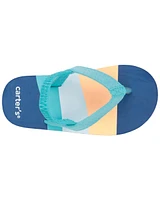 Colourblock Flip Flops