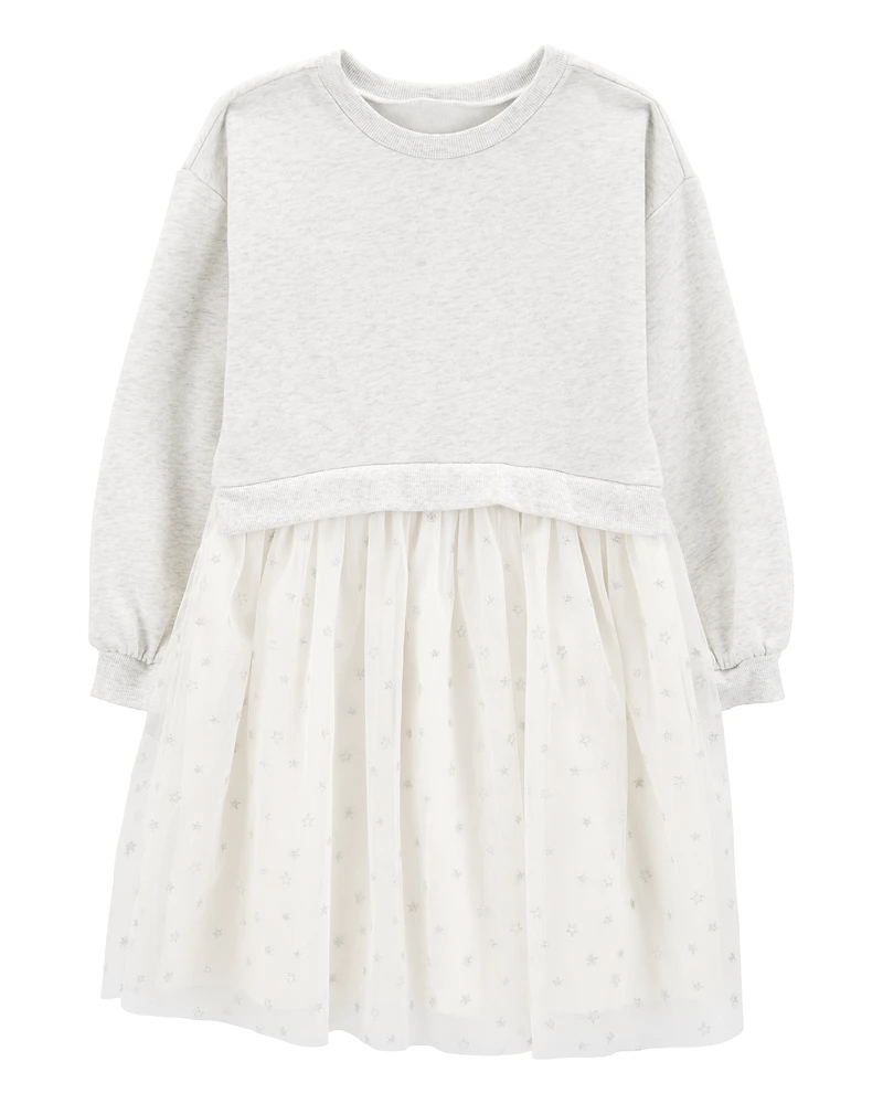 Kid Long-Sleeve Fleece Dress