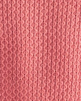 Toddler 2-Piece Organic Cotton Crotchet Knit Set
