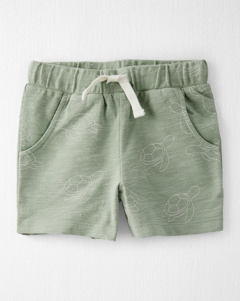 Toddler Boy 2-Piece Turtles-Print Set Made with Organic Cotton