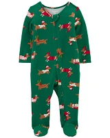 Baby 2-Pack Christmas Zip-Up PurelySoft Sleep & Play Pajamas