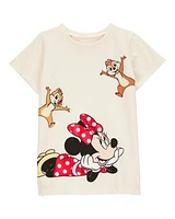 Kid Disney© Minnie Mouse Short-Sleeve Graphic Tee - Cream