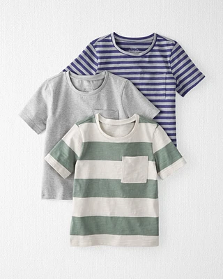 3-Pack Organic Cotton Pocket Tees