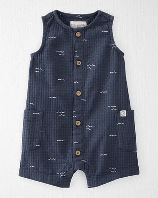 Baby Organic Cotton Gauze Romper