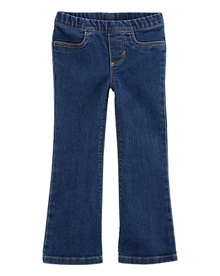 Toddler Flare Pull-On Denim Jeans