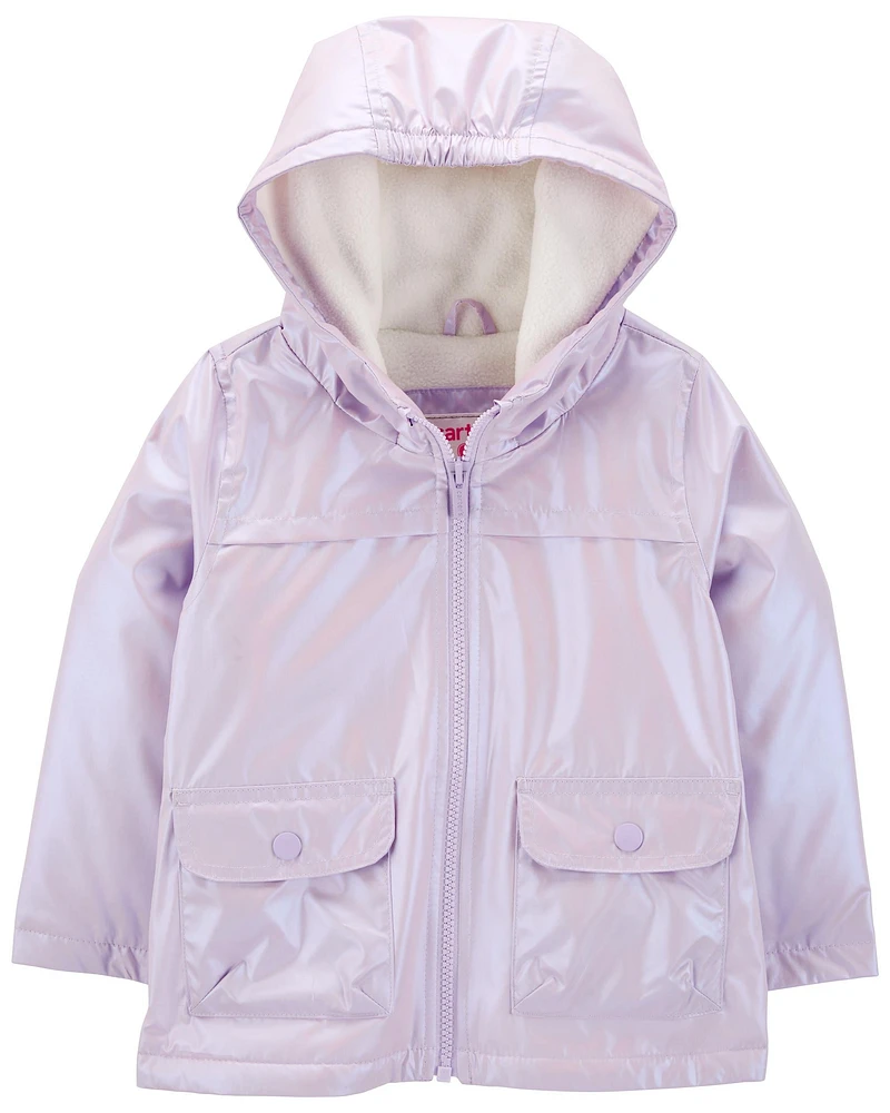 Kid Lilac Fleece-Line Lightweight Jacket