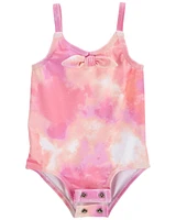 Baby Tie-Dye 1-Piece Swimsuit