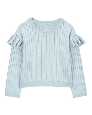 Toddler Ribbed Long-Sleeve Sweater