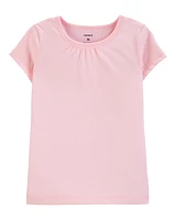 Toddler Pink Cotton Tee