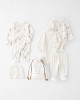 Baby 6-Piece Organic Cotton Hand-Picked Gift Set