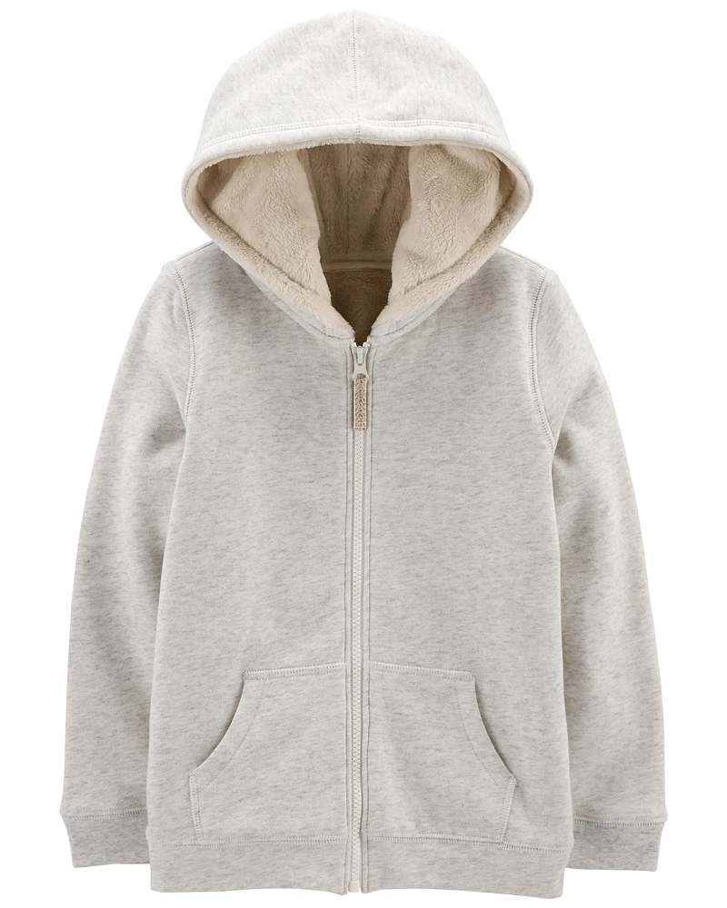 Kid Zip-Up Fleece Hoodie